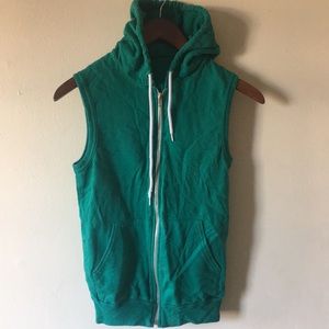 Original American apparel sleeveless hoodie